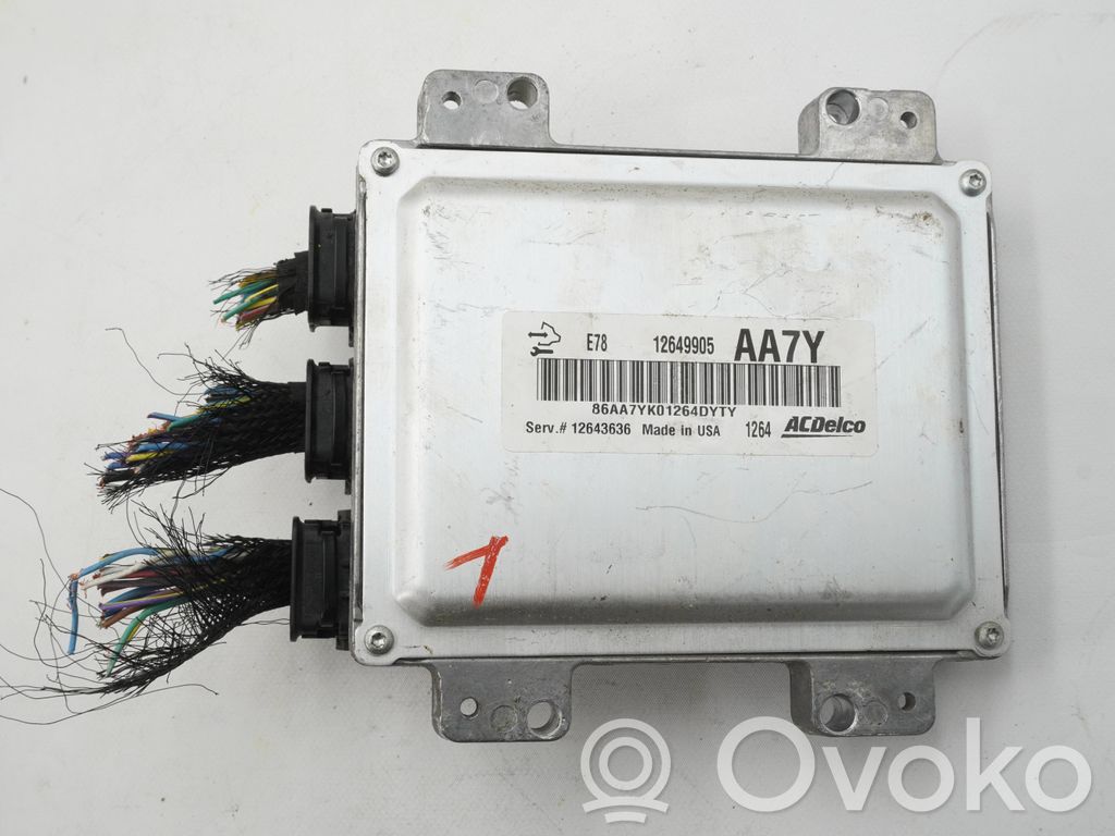 Opel Astra J Engine control unit/module 