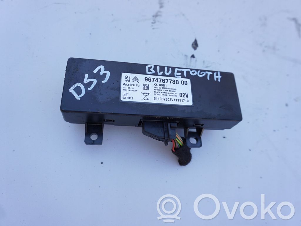 Citroen DS3 Bluetooth control unit module 