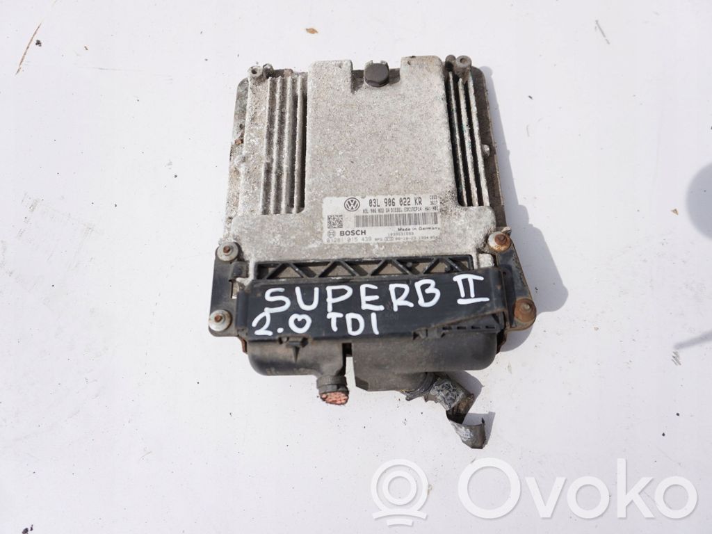 Skoda Superb B6 (3T) Engine control unit/module 