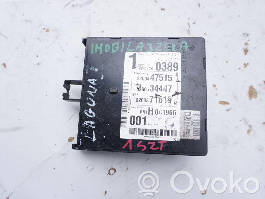 Moduł / Sterownik immobilizera   8200447515,MODUIMMOBILIZERA