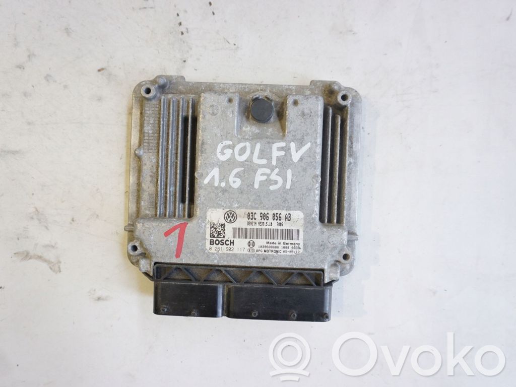 Volkswagen Golf Plus Engine control unit/module 