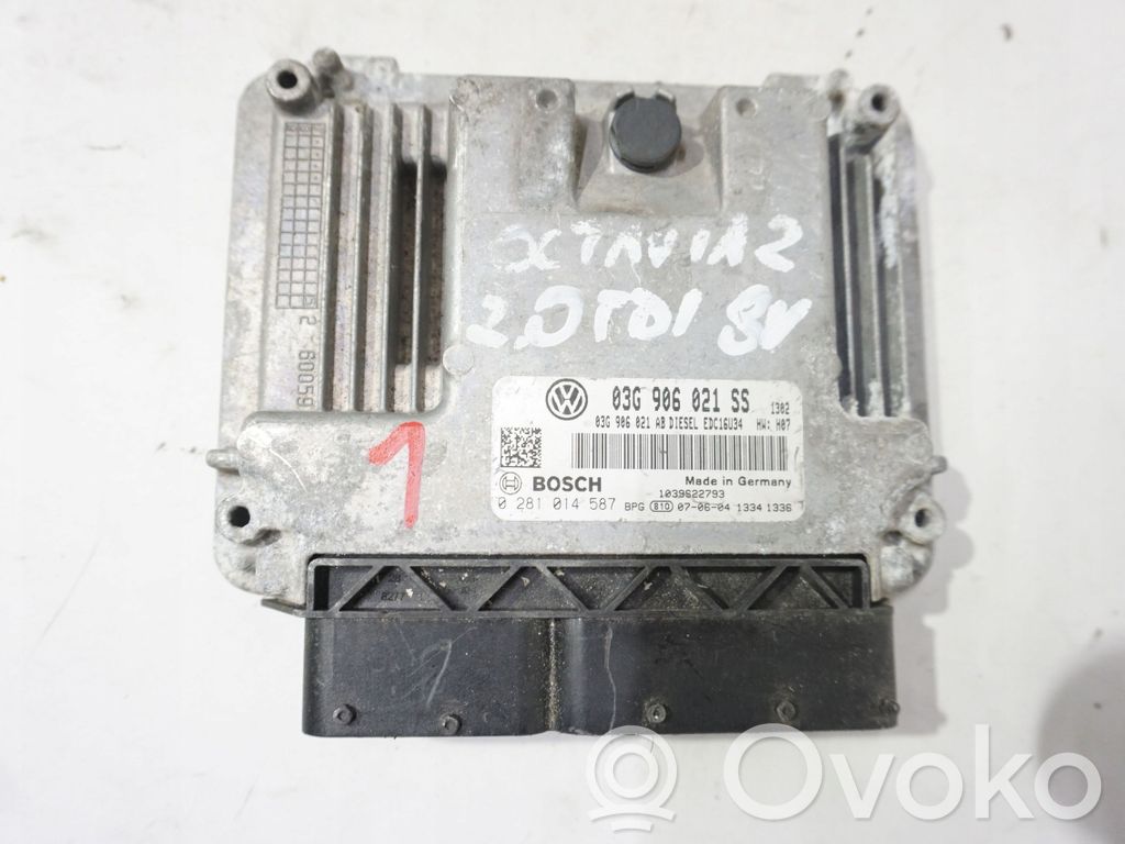Skoda Octavia Mk2 (1Z) Engine control unit/module 
