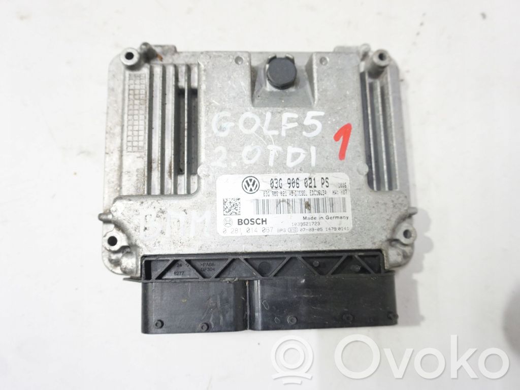 Engine control unit/module   03G906021PS