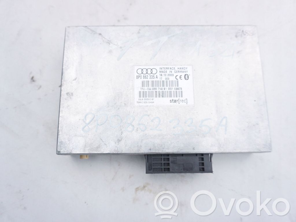 Audi A4 S4 B6 8E 8H Bluetooth control unit module 