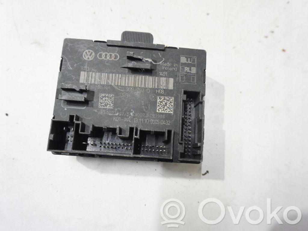Audi A4 S4 B8 8K Door control unit/module 