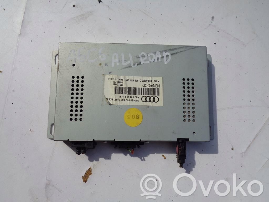 Panel / Radioodtwarzacz CD/DVD/GPS   4E0035583H,MODUSTEROWNIK