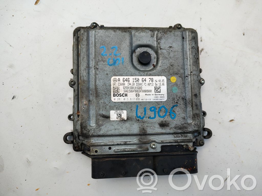 Mercedes-Benz Sprinter W906 Engine ECU kit and lock set 
