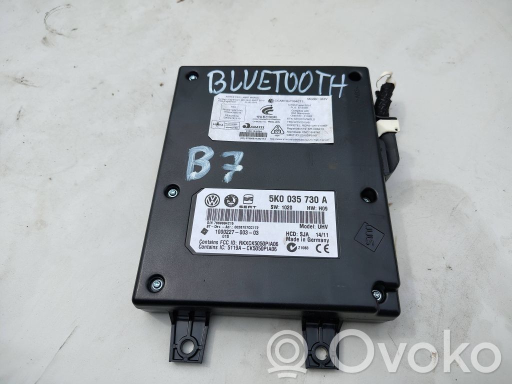 Volkswagen PASSAT B7 Unidad de control/módulo de bluetooth 