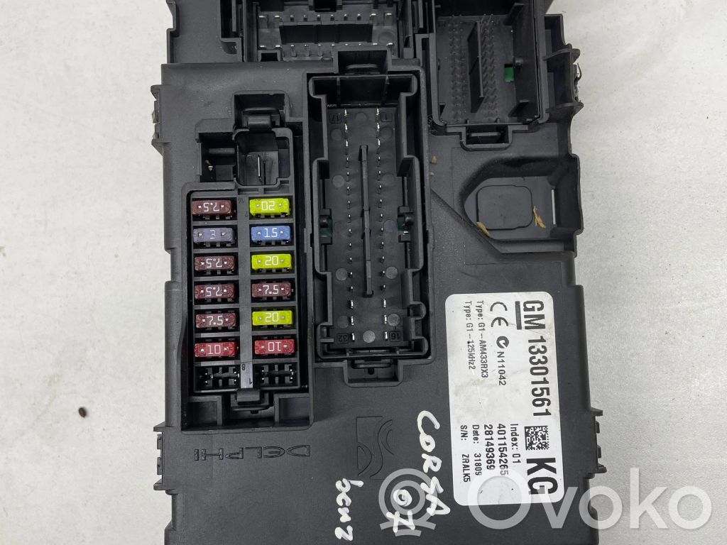 Opel Corsa D Fuse module 
