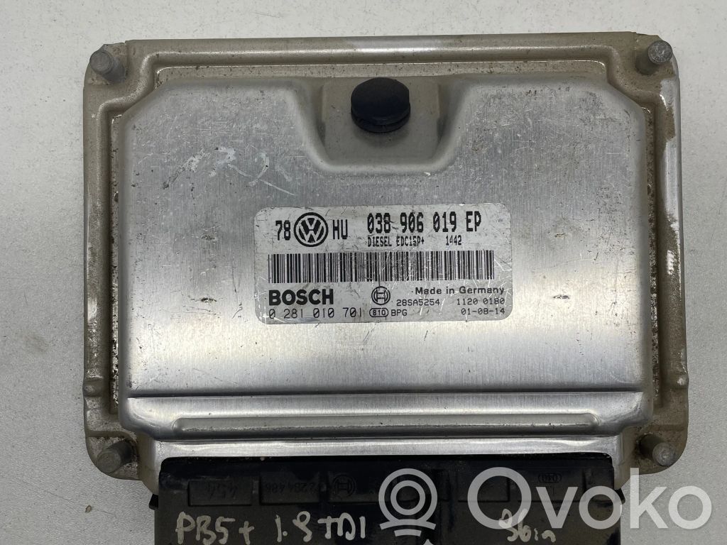 Engine control unit/module   038906019EP,28SA5254,0281010701