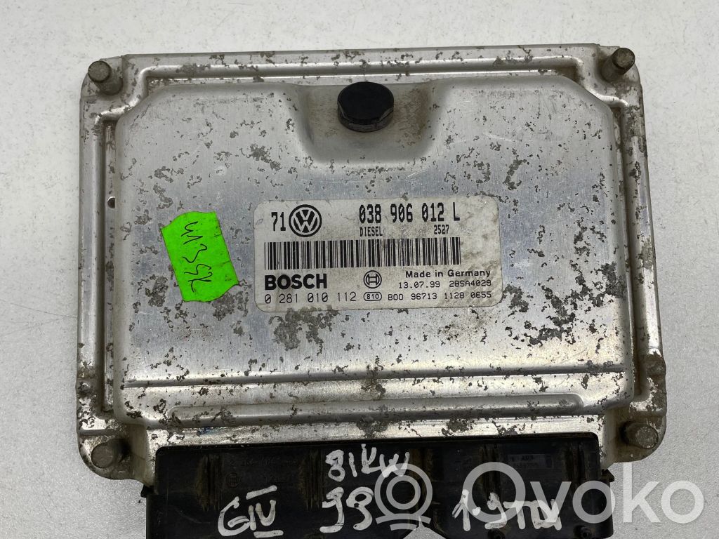 Volkswagen Golf IV Engine control unit/module 
