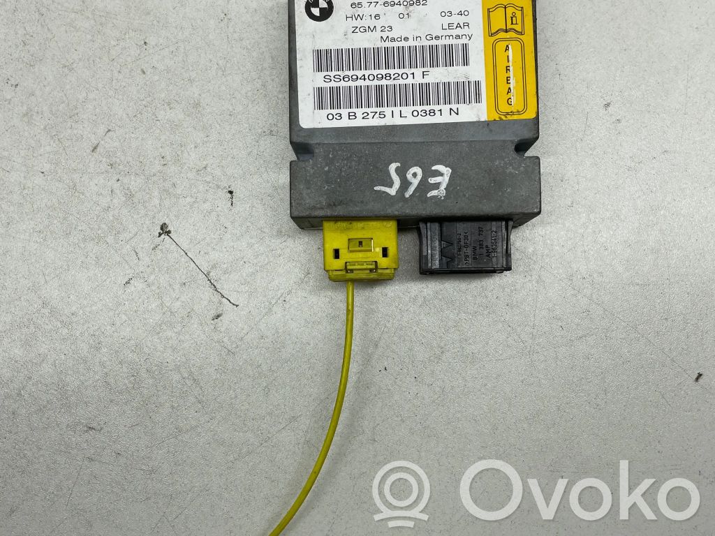 BMW 7 E65 E66 Airbag control unit/module 