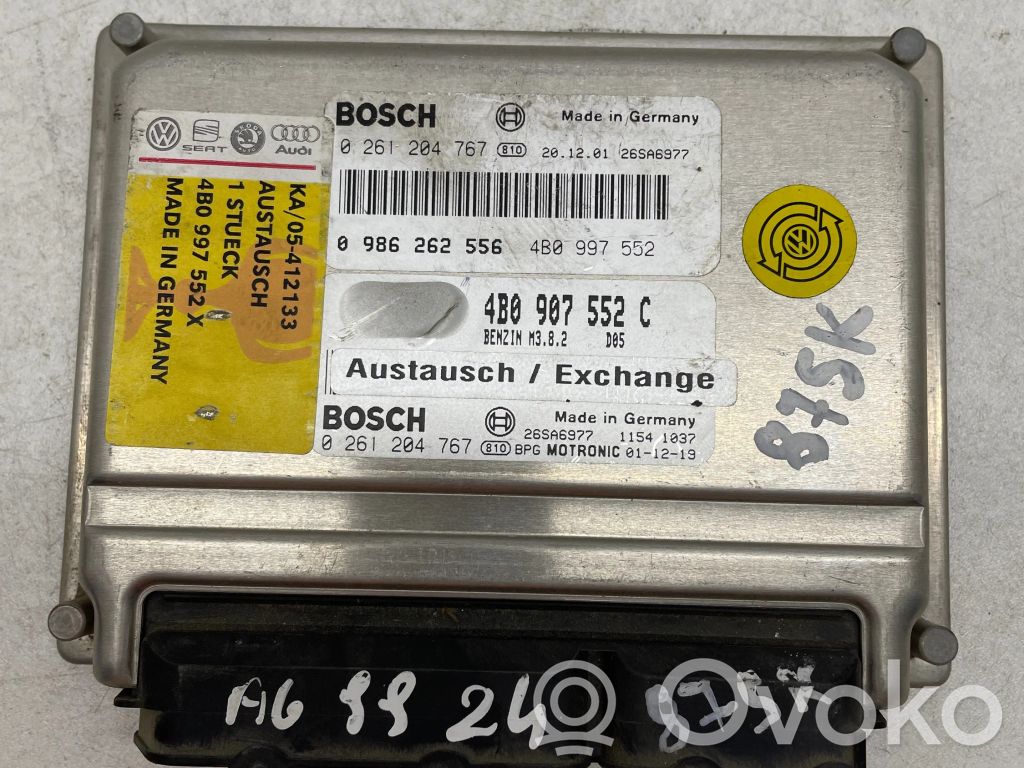 Audi A6 S6 C5 4B Unitate/modul de control motor 