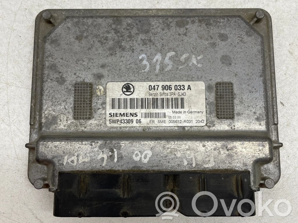 Skoda Fabia Mk1 (6Y) Engine control unit/module 