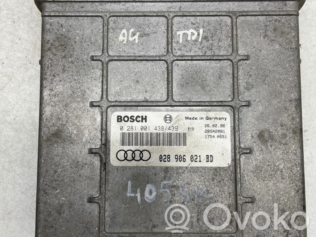Audi A4 S4 B5 8D Sterownik / Moduł ECU 