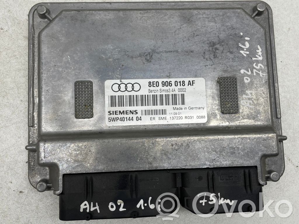 Audi A4 S4 B6 8E 8H Other control units/modules 