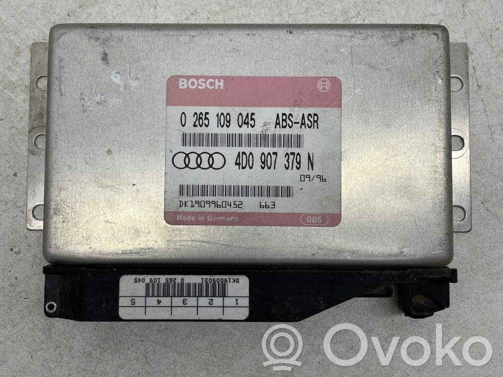 ABS control unit/module   4D0907379N,0265109045,DK1909960452