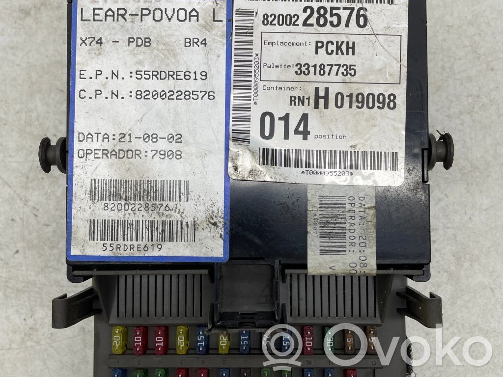 Ramka / Moduł bezpieczników   8200228576,3451311,019098,33187735