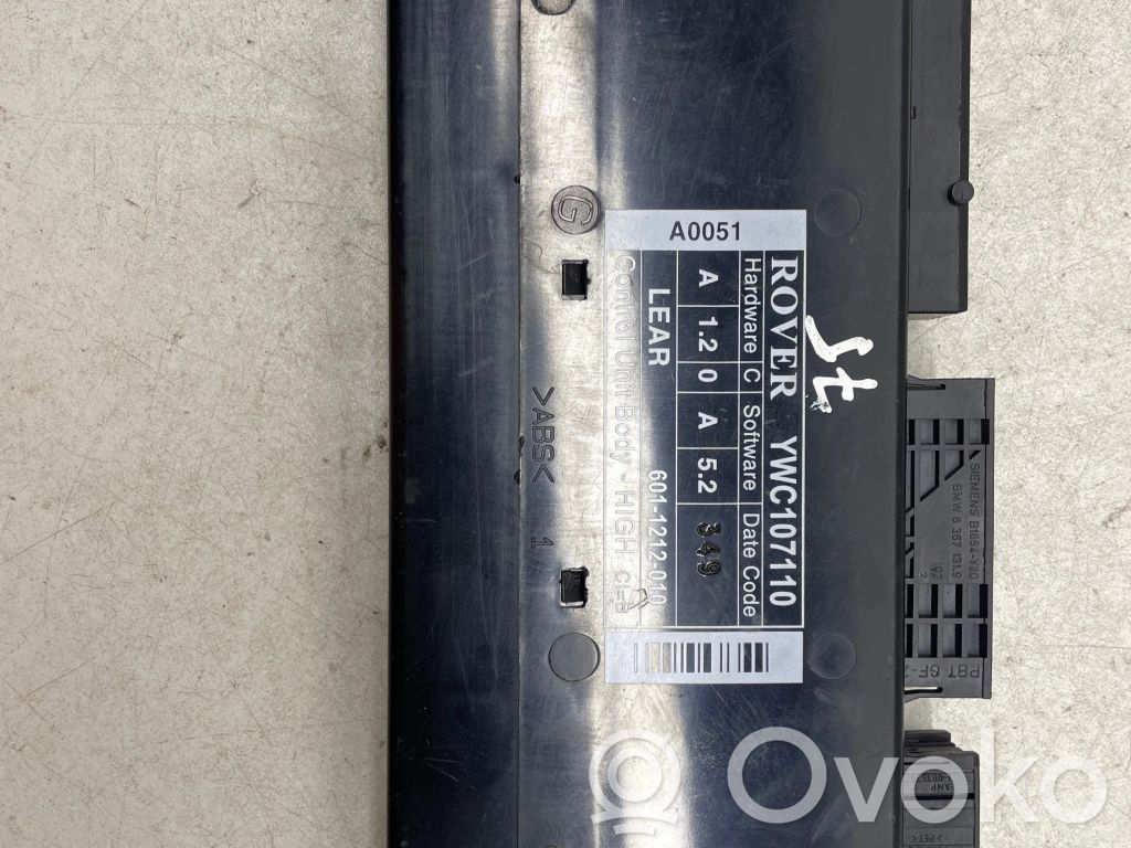 Rover 75 Comfort/convenience module 