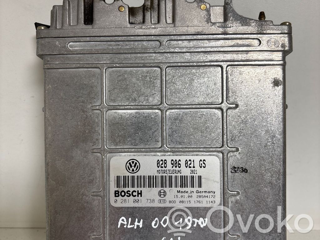 Engine control unit/module   028906021GS,28SA4172,0281001738