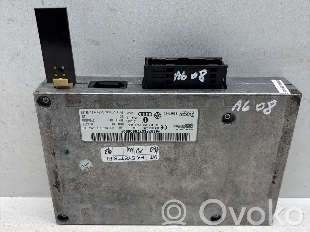 Unidad de control/módulo de bluetooth   4E0862335,4E0910336K
