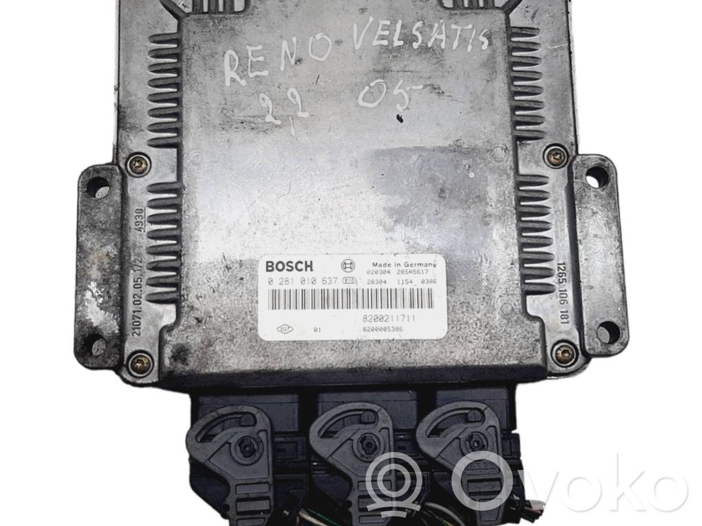 Engine control unit/module   0281010637,8200211711,8200085386,28SA5617