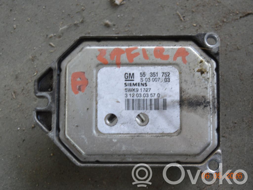 Opel Zafira A Engine control unit/module ECU 