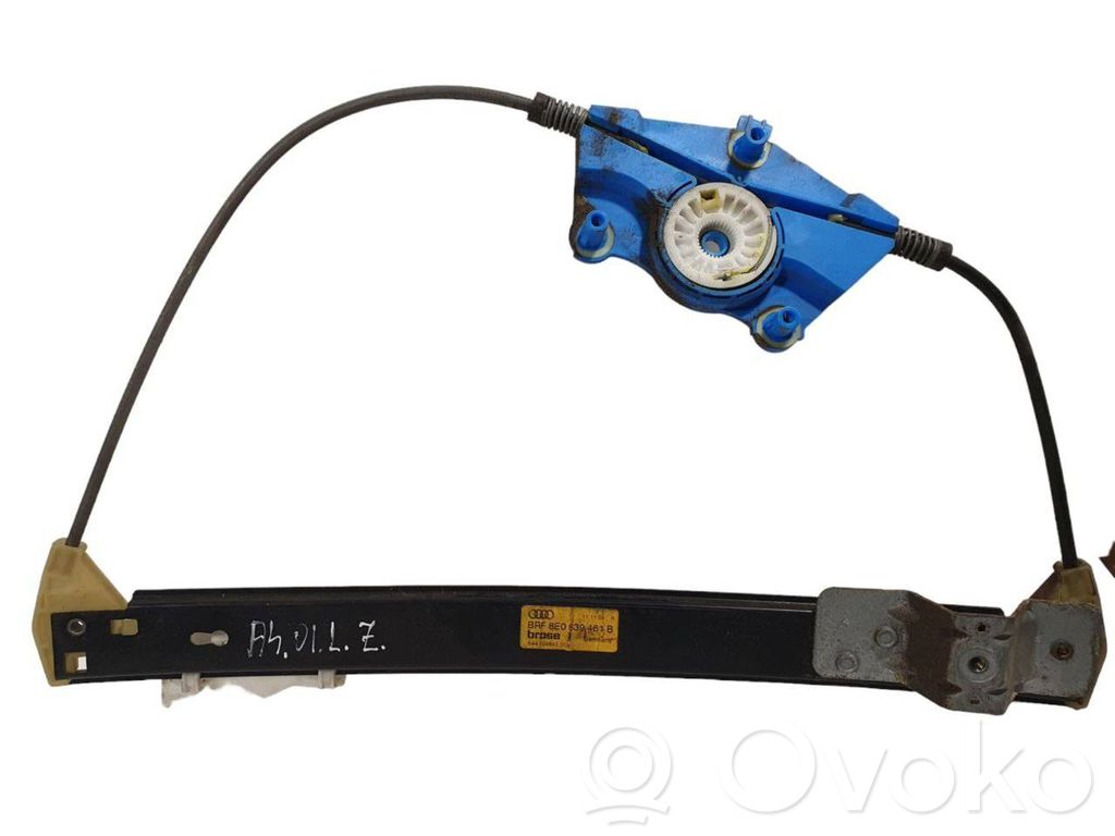 Audi A4 S4 B7 8E 8H Mechanizm podnoszenia szyby tylnej bez silnika 