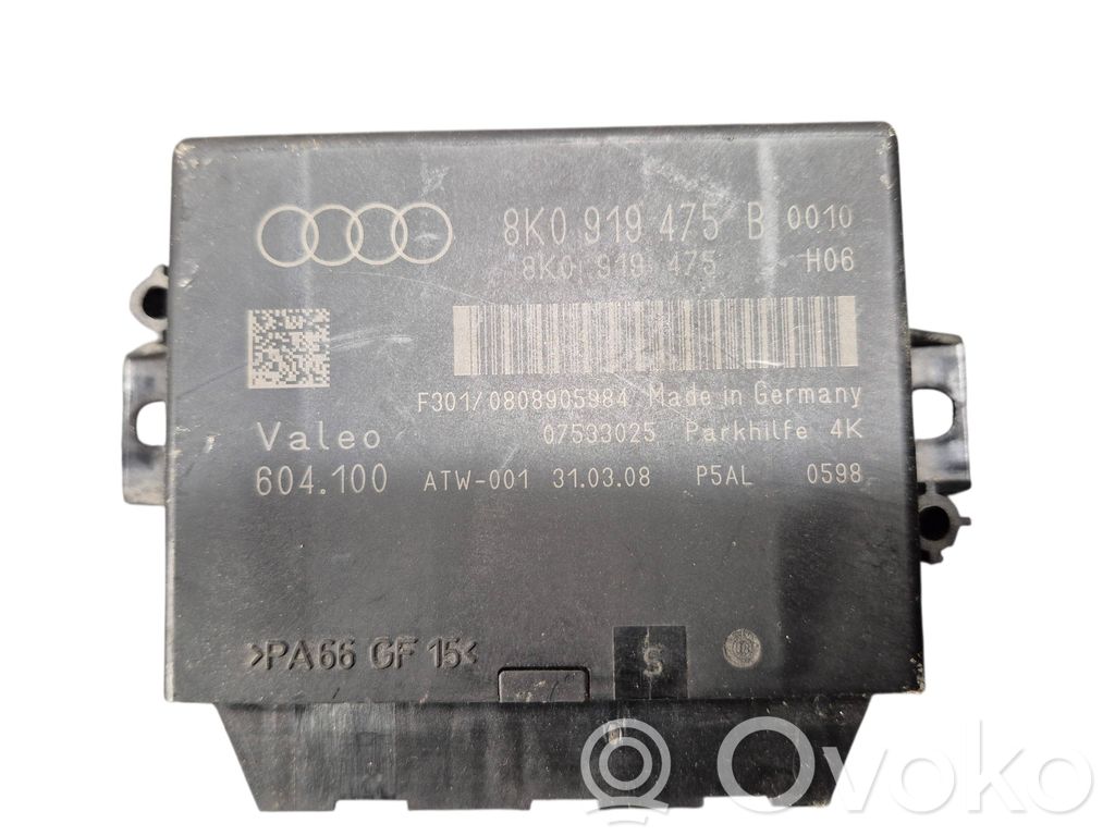 Audi A4 S4 B8 8K Parking PDC control unit/module 