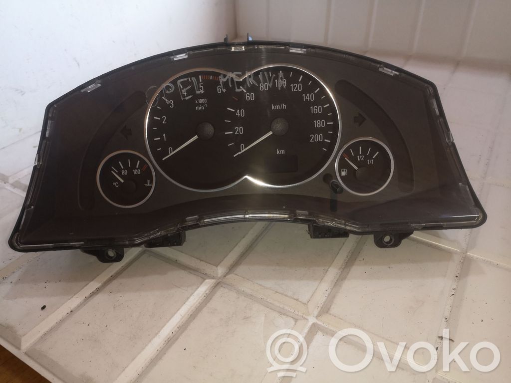 Opel Meriva A Speedometer (instrument cluster) 
