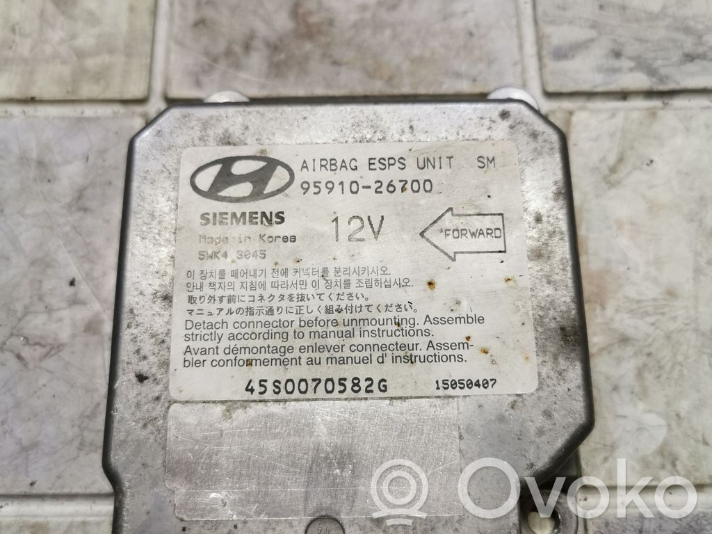 Hyundai Santa Fe Airbag control unit/module 
