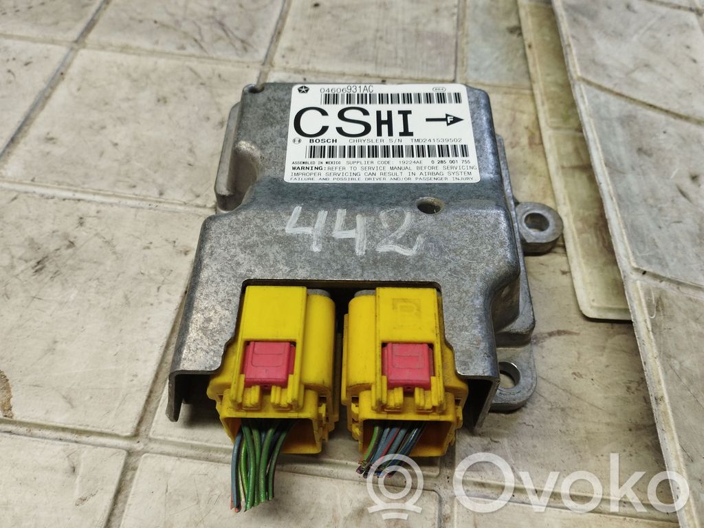 Chrysler Pacifica Airbag control unit/module 