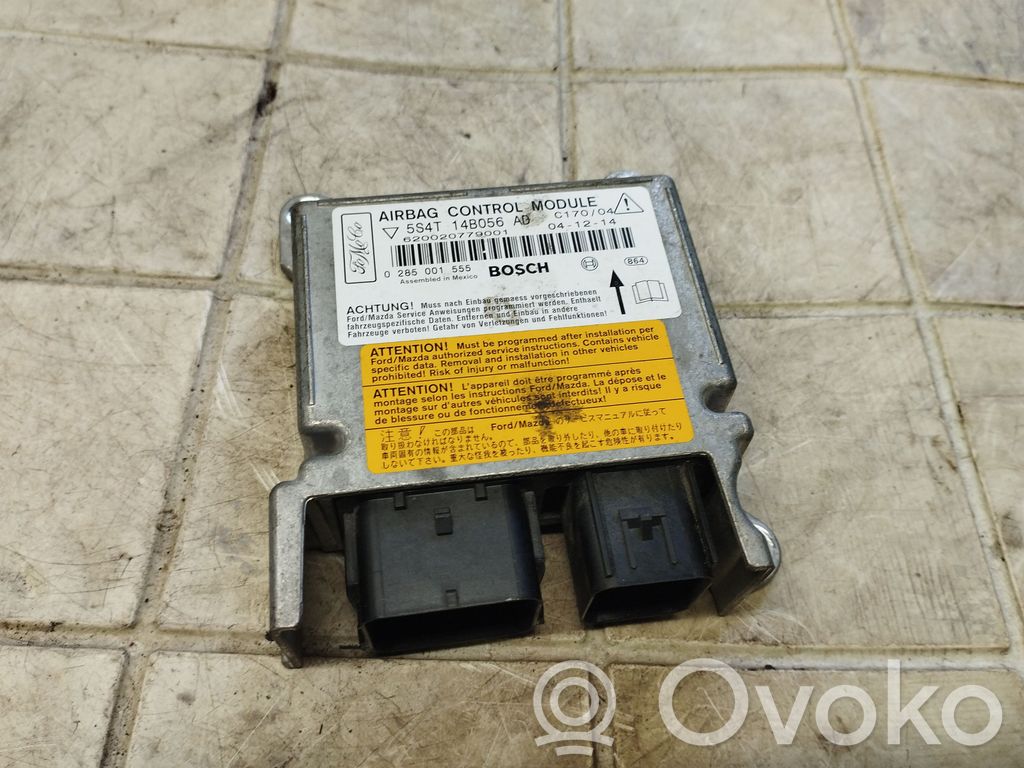 Airbag control unit/module   0285001555,5S4T14B056AD