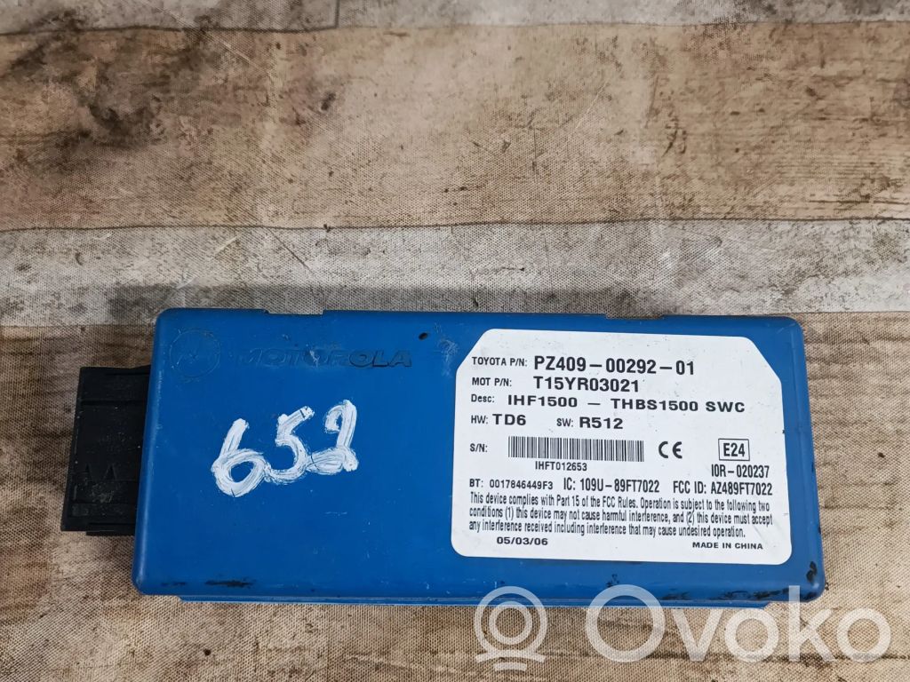 Toyota Corolla Verso AR10 Other control units/modules 