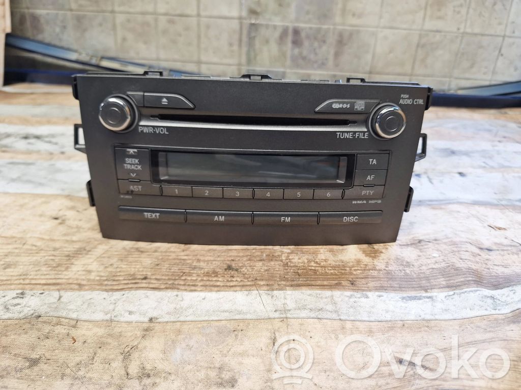 Toyota Auris 150 Panel / Radioodtwarzacz CD/DVD/GPS 