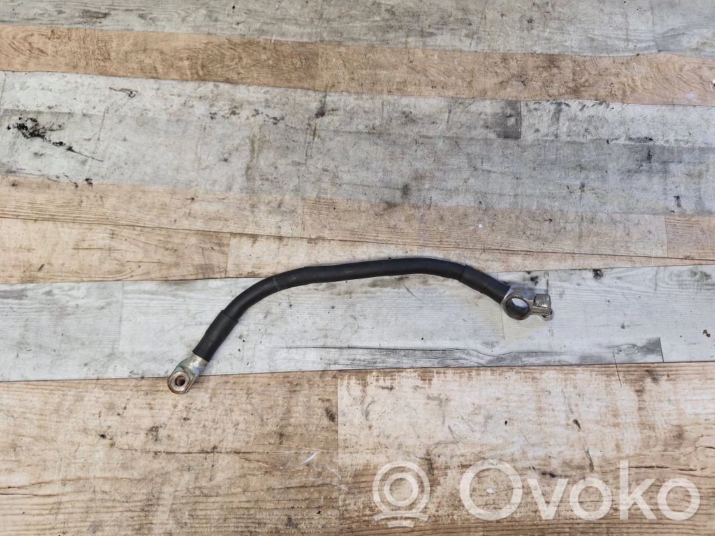 Volkswagen Touareg I Negative earth cable (battery) 