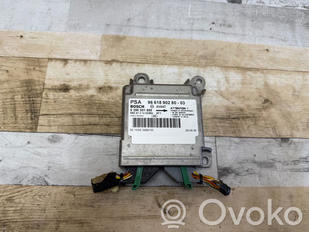 Peugeot 207 Airbag control unit/module 