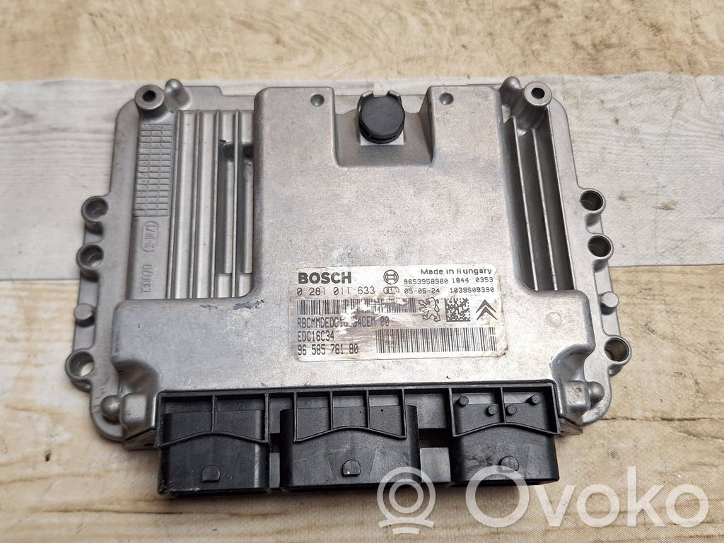 Peugeot 407 Engine control unit/module 