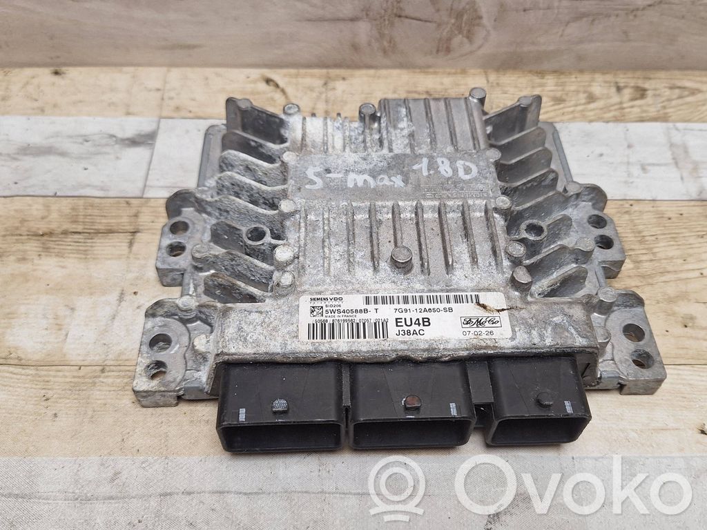 Engine control unit/module   7G9112A650SB,5WS40588B,J38AC,5WS40588BT