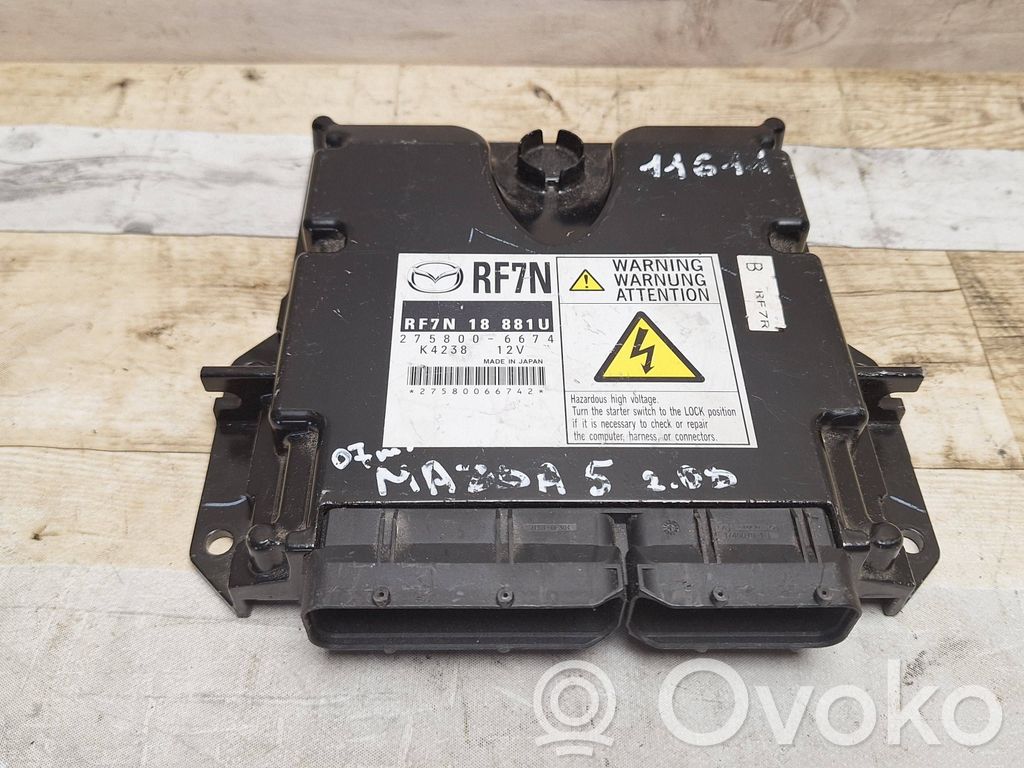 Mazda 5 Engine control unit/module 