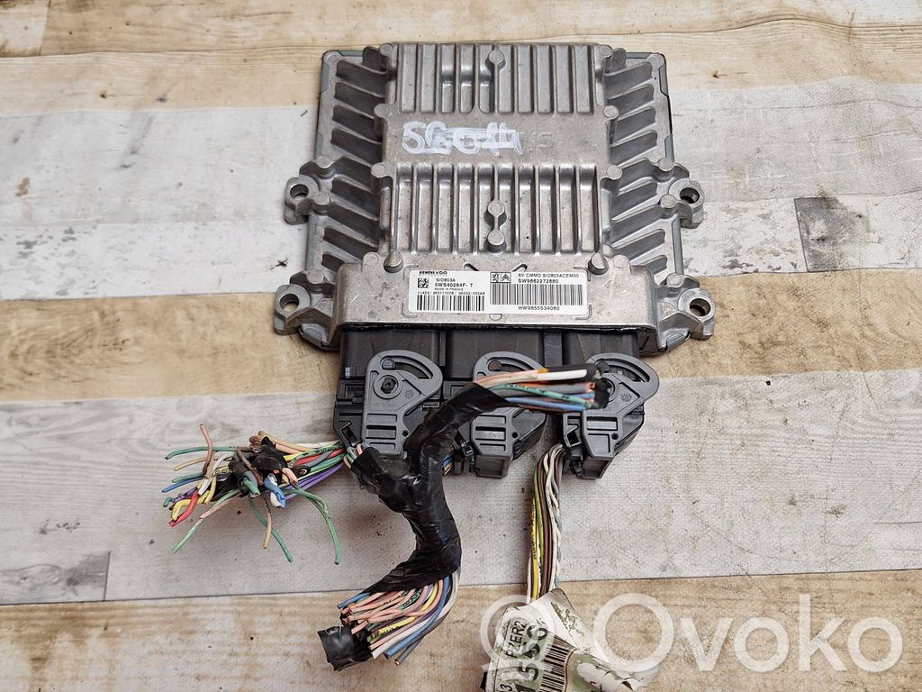 Peugeot 407 Variklio valdymo blokas 