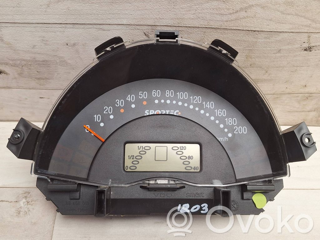 Smart ForTwo I Speedometer (instrument cluster) 