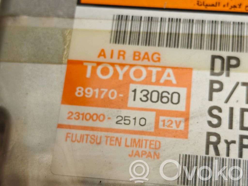 Toyota Corolla Verso E121 Airbag control unit/module 
