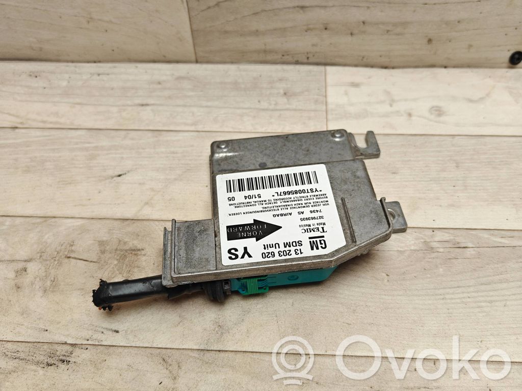 Opel Meriva A Unitate/modul de comandă airbaguri 