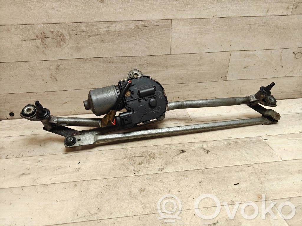 Audi A6 S6 C6 4F Wischergestänge Wischermotor vorne 