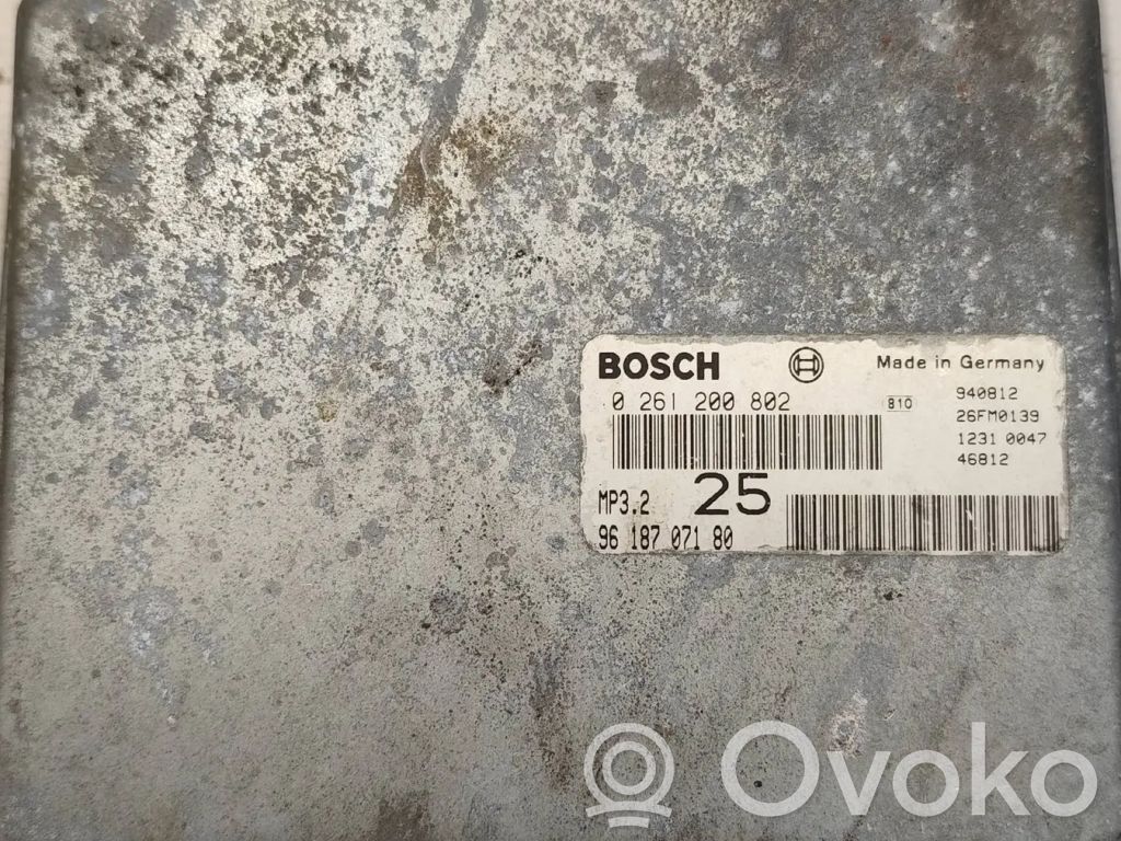 Peugeot 806 Engine control unit/module 