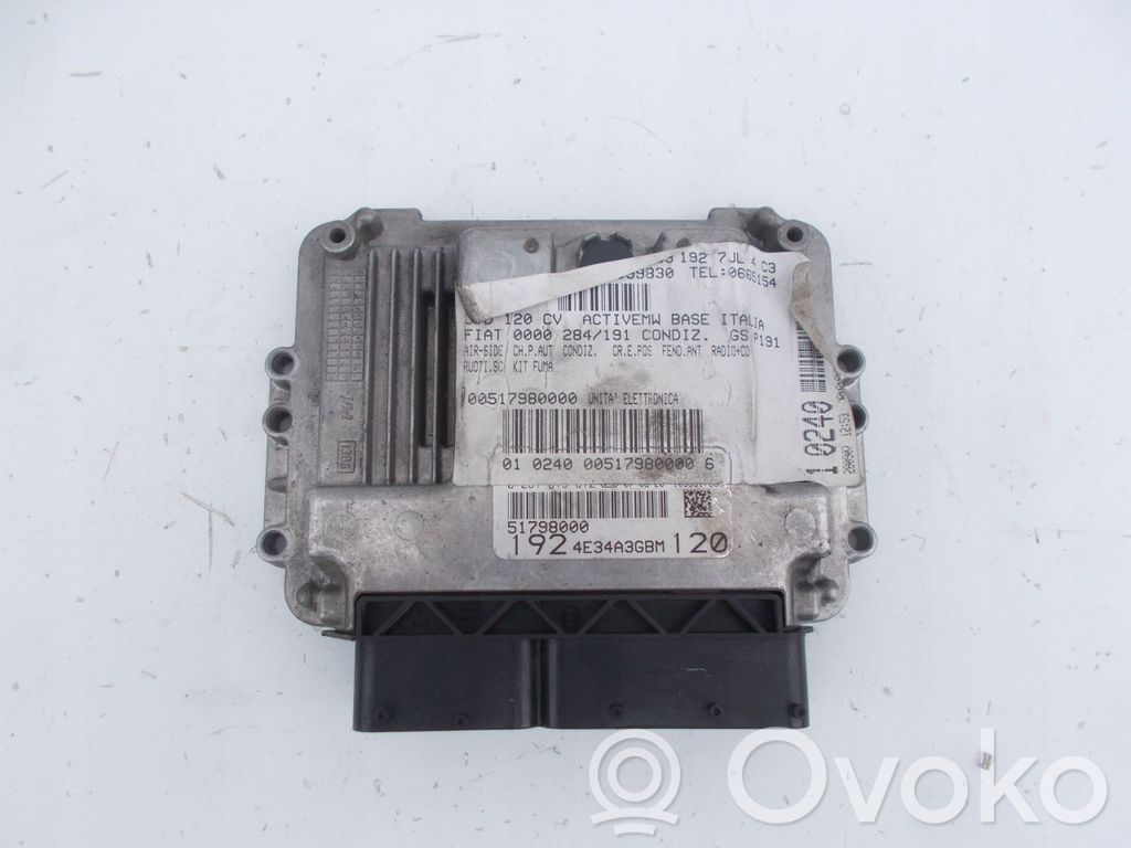 Fiat Stilo Engine control unit/module 