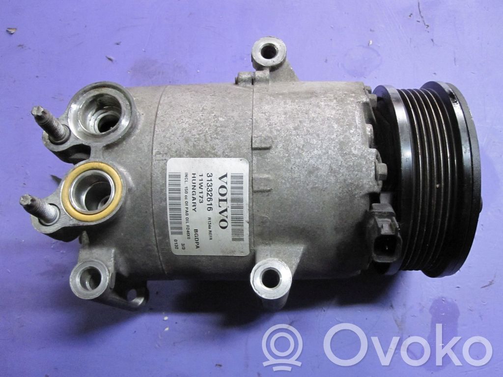 Volvo V60 Kompresor / Sprężarka klimatyzacji A/C 