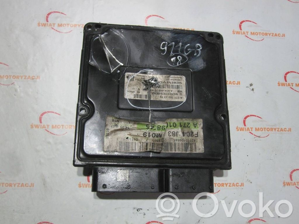 Sterownik / Moduł ECU   A2711502379,A2710109845