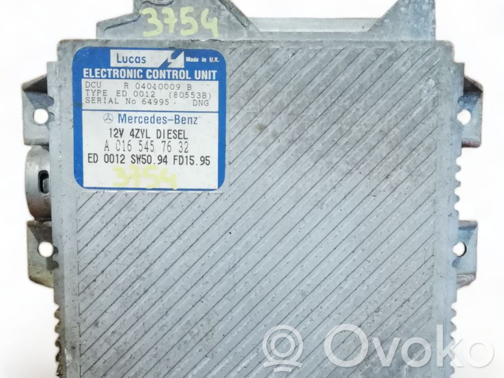 Engine control unit/module   A0165457632,611960,A0165457632,R04010009B